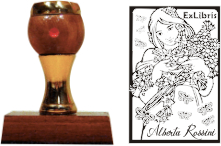 Timbro Ex Libris art. EXL12