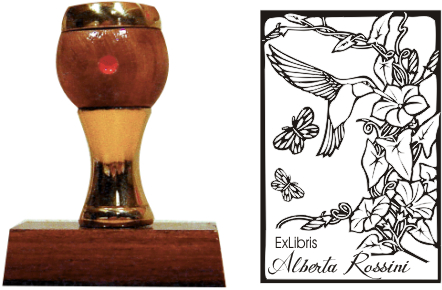 Timbro Ex Libris art. EXL14